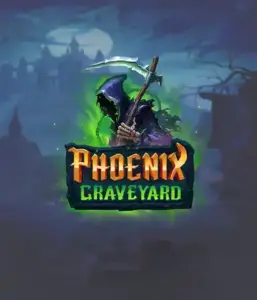 An immersive view of ELK Studios' Phoenix Graveyard slot, with its hauntingly beautiful graveyard and phoenix symbols. This image captures the slot's unique expanding reel feature, coupled with its stunning symbols and gothic theme. The artwork conveys the game's legend of the phoenix's revival, making it enticing for those interested in legends.