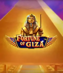 Explore the ancient world of Fortune of Giza slot by Pragmatic Play, featuring a stunning depiction of a Pharaoh set against the iconic pyramid backdrop. This image portrays the splendor of Egyptian heritage, great for fans of Egyptian-themed slots, providing a thrilling adventure.